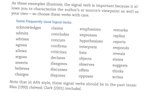 Signal Verbs from Everything's an Augument